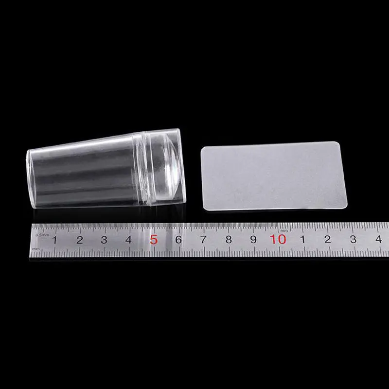 Профессиональный шаблон для стемпинга ногтей прозрачный прозрачные силиконовые