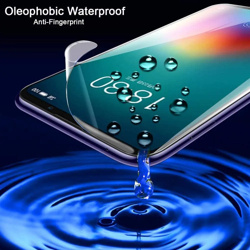 9H HD Toughed Hydrogel Film Screen Protector for Meizu Pro 7 6 Plus 5 Protective on 16 15 Lite | Мобильные телефоны и