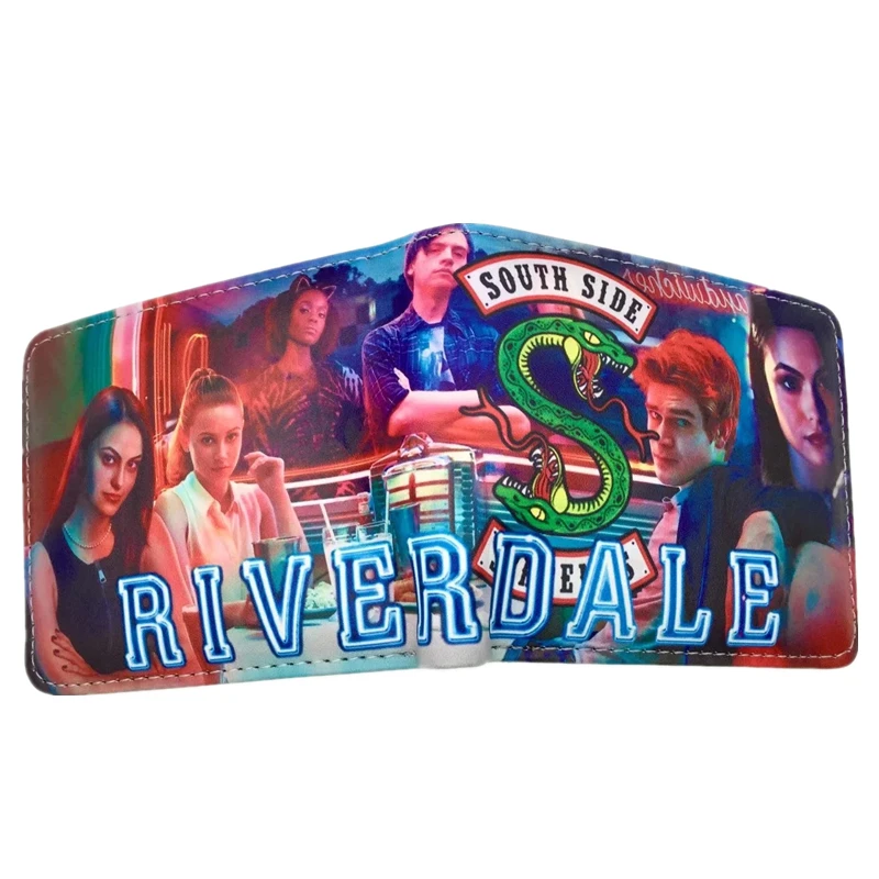 Короткий кошелек с ривердэйлом из мультфильма южная сторона карманом для монет |