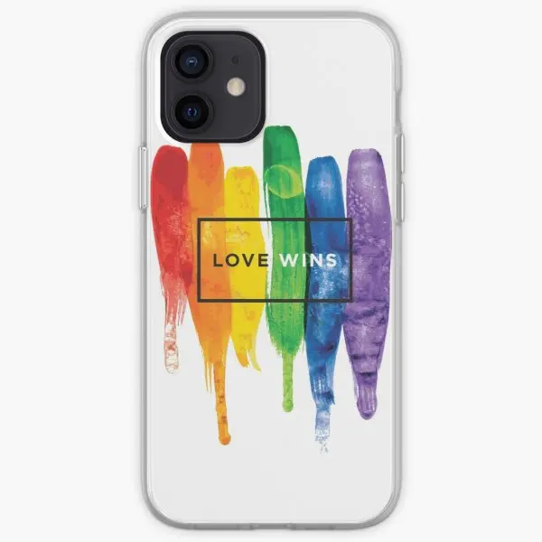 Чехол для телефона с акварелью ЛГБТ Love Wins Радужная раскраска iPhone 5 5S SE 11 12 13 Pro Max Mini