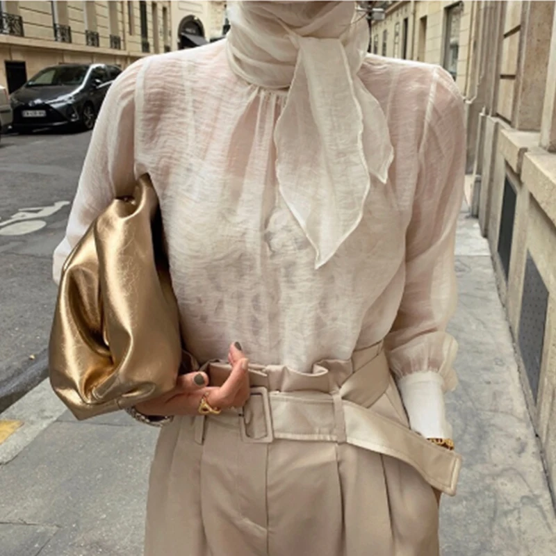 

RUGOD/2021 Весенняя универсальная Базовая рубашка с базовым ремешком