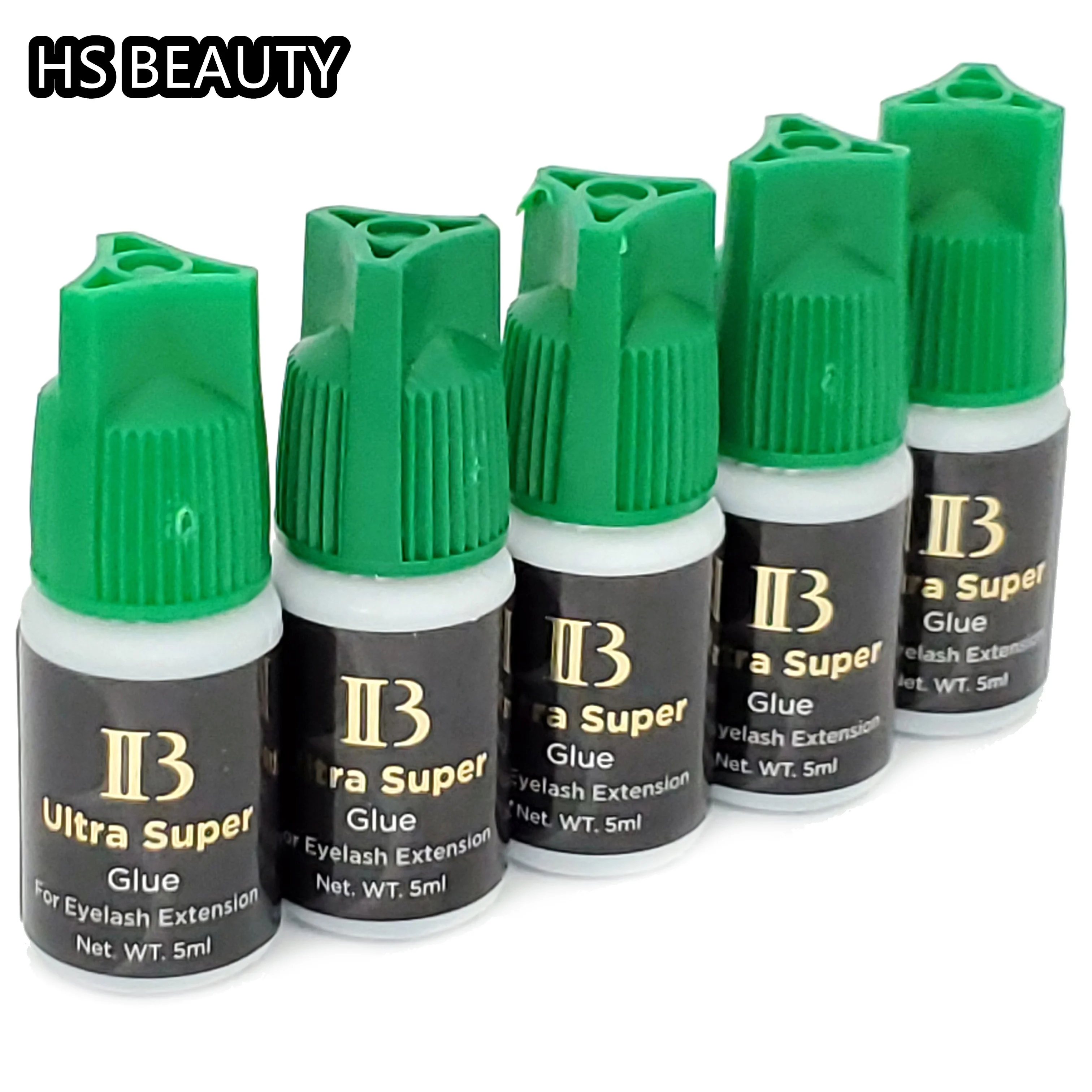 

Клей для наращивания ресниц корейского типа i-beauty, супер клей IB Ultra, индивидуальный быстросохнущий клей для наращивания ресниц, 5 бутылок/ком...