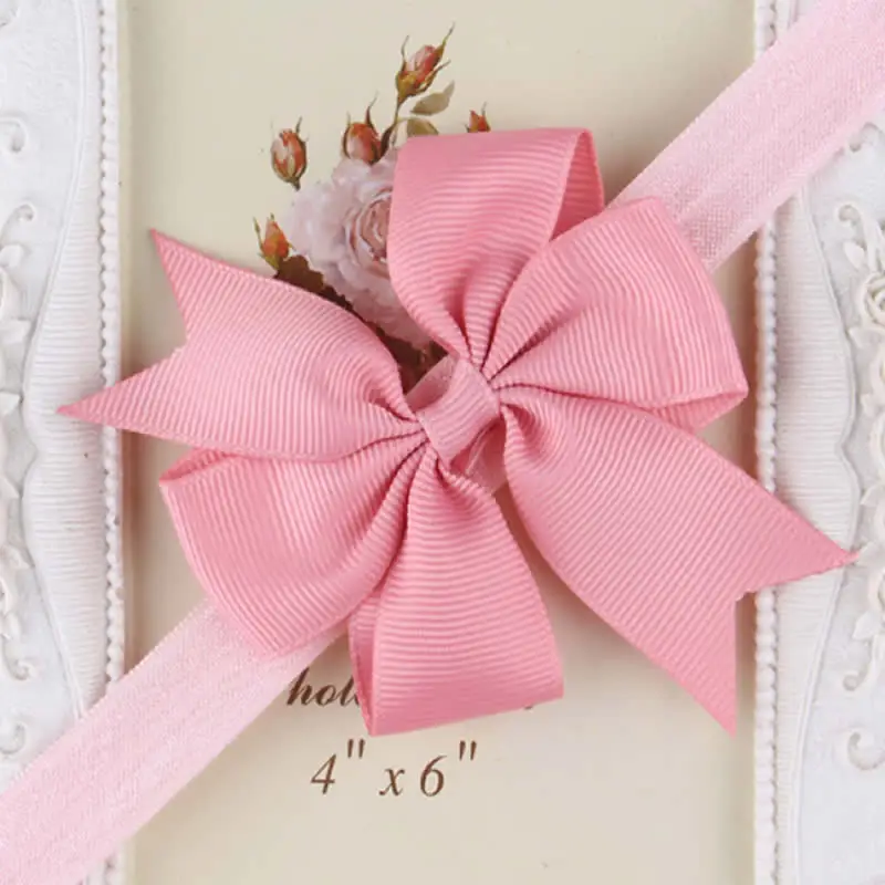 Baby dovetail tire hairwear princess bowknet children Christmas ribbon bow hair first headband | Детская одежда и обувь