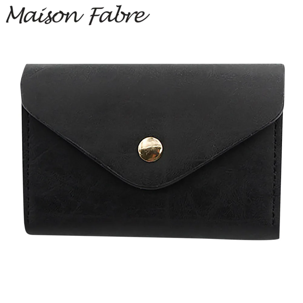 Мужская и женская винтажная кожаная сумка кошелек с отделением для карт