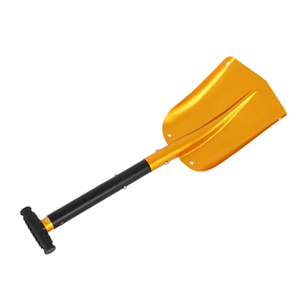 

Aluminum Collapsible Snow Shovel 3 Heights Adjustable Snow Shovel Durable Compact Collapsible Snow Shovel For Car Camping An