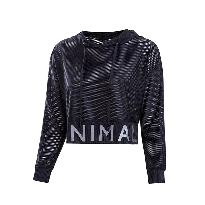 Женский сетчатый костюм для фитнеса Свободный Повседневный дышащий спортивный с