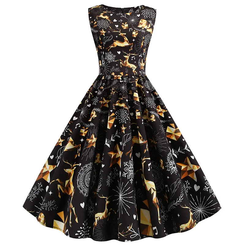 Женское винтажное платье в стиле ретро готическое с круглым вырезом драпировкой