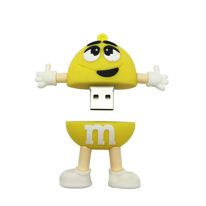 USB флеш-накопитель 128 Гб мультфильм M& M Chocolate Bean usb 2,0 4 ГБ 8 ГБ Флешка 16 Гб Флешка 32 Гб 64 Гб usb карта памяти
