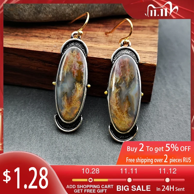 Новые ретро серьги в виде Лабрадора инкрустированные камнем женские модные