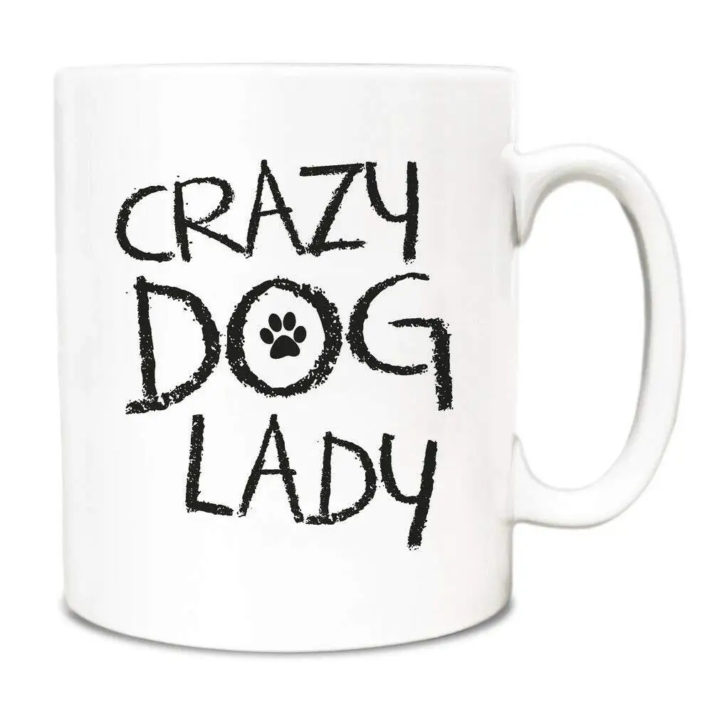 Кружки Crazy Dog Lady офисная фарфоровая кофейные керамические чайные чашки | Дом и сад