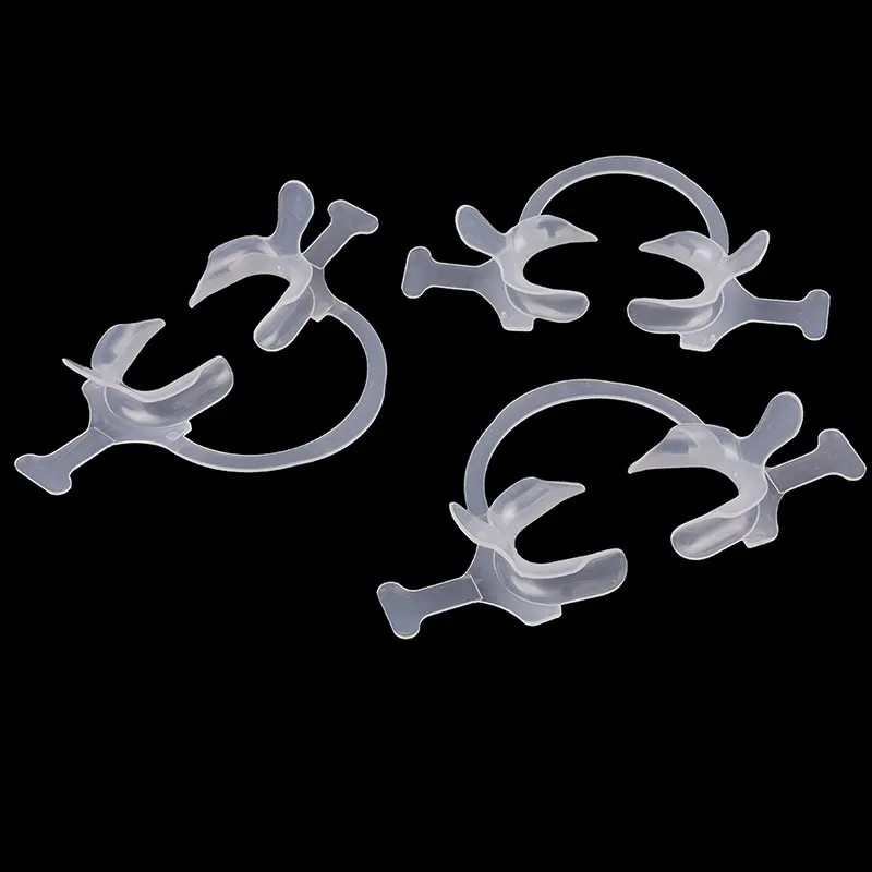 

1Pcs Dental Material Orthodontic C Type Transparent Tooth Intraoral Lip Cheek Retractor Mouth Opener