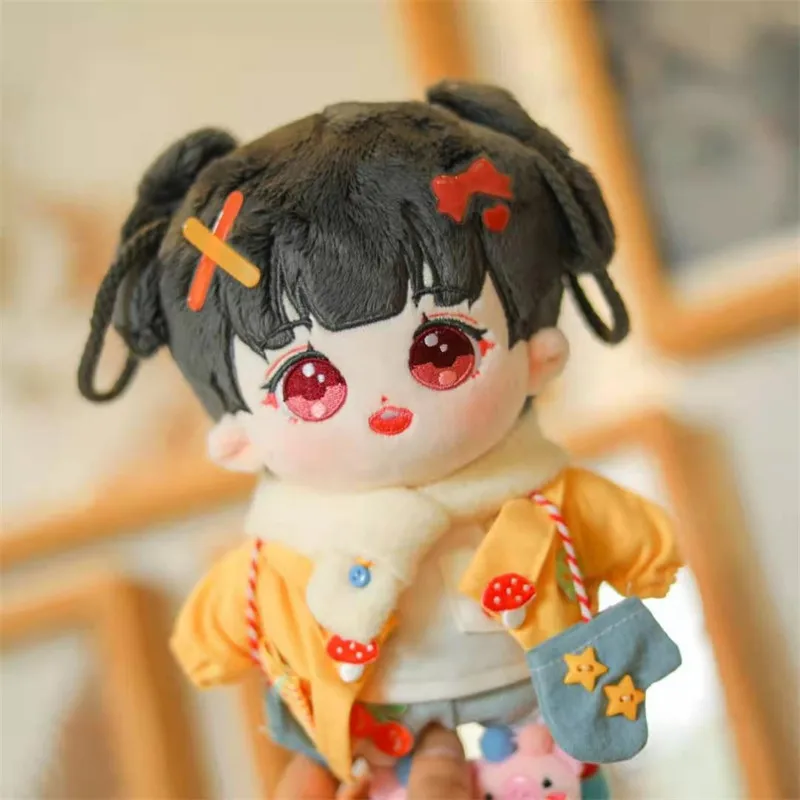 

20CM Cute Dan ying girl cotton doll as children toy gifts pure cotton stuffed doll