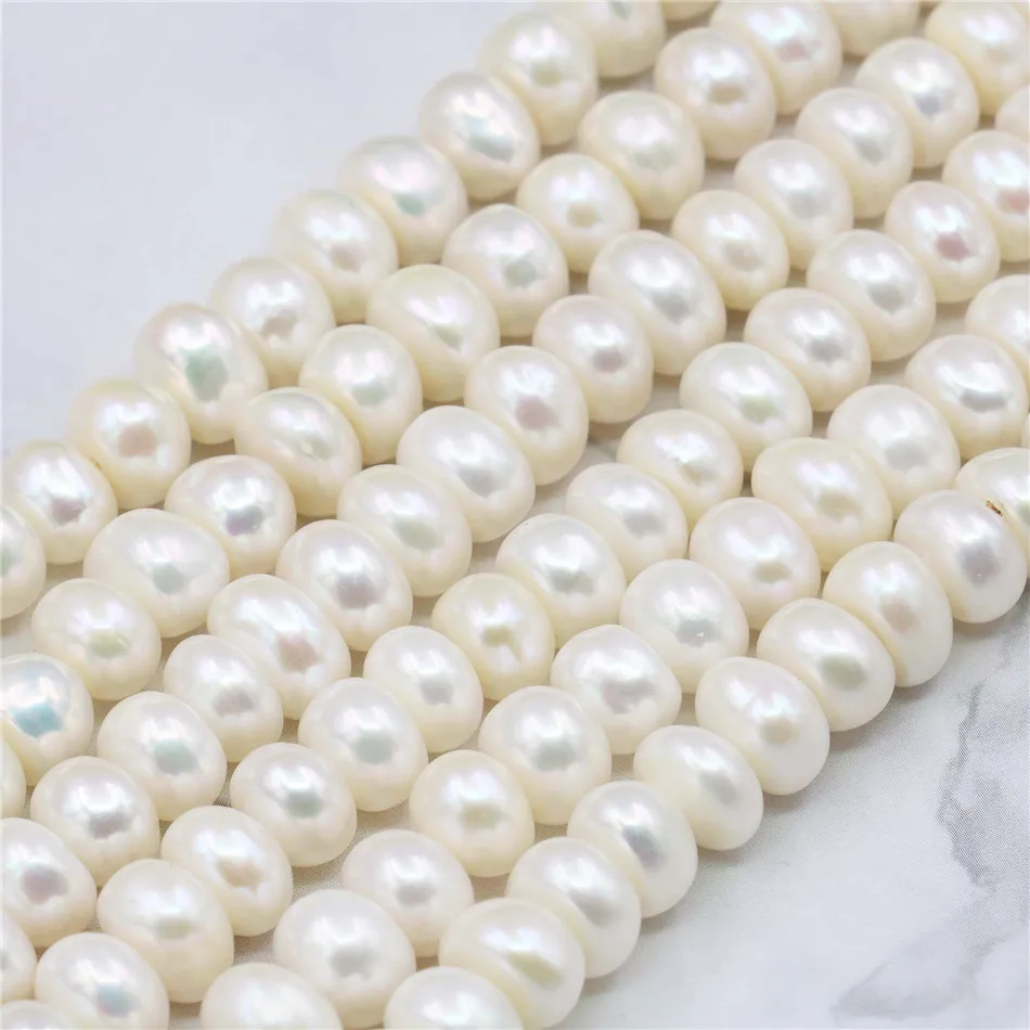 Белый пресноводный жемчуг акоя 6*8 мм жемчужные ракушки свободные бусины Женские