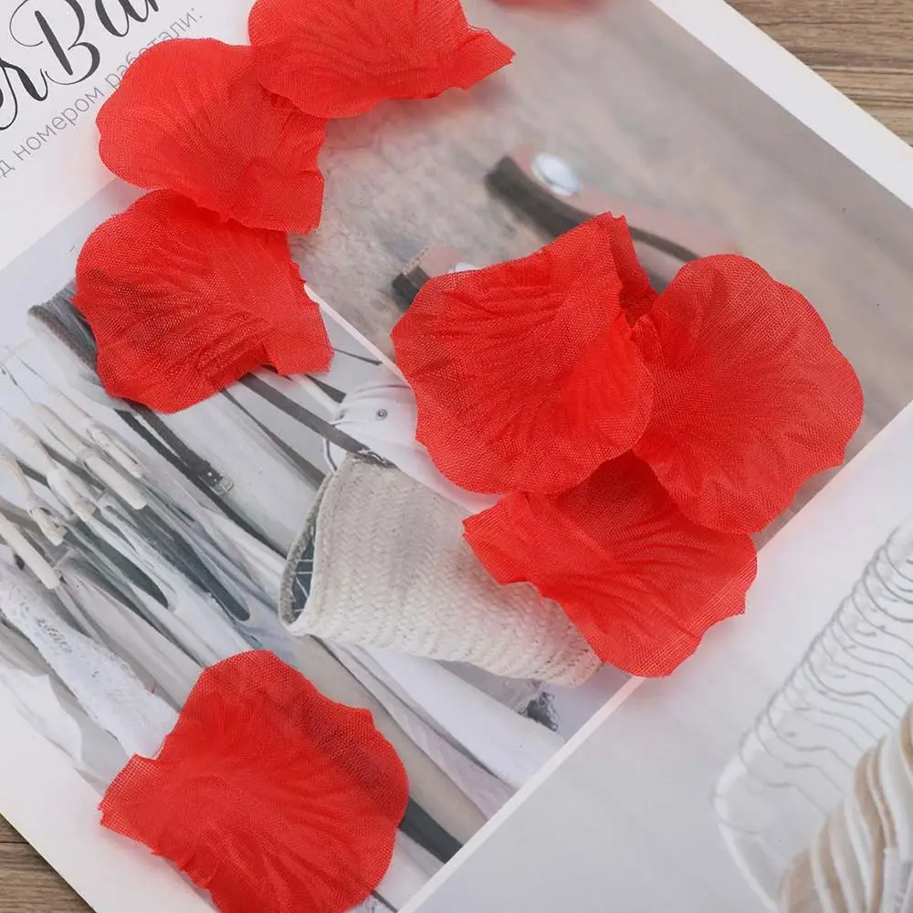 1000 шт. искусственные шелковые лепестки роз для свадьбы цветов аксессуары Дня