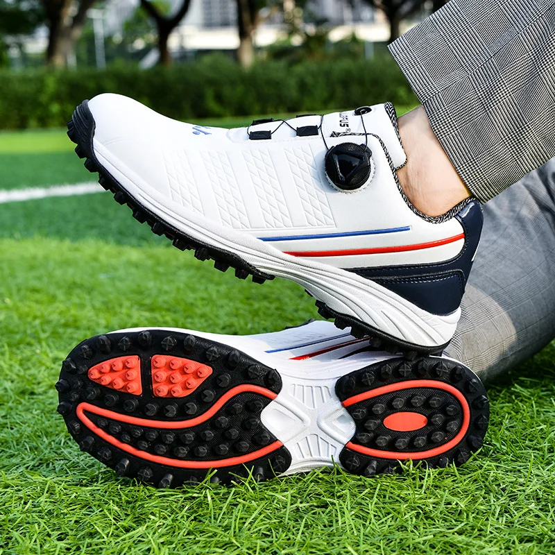 

Мужские Нескользящие кроссовки для гольфа, водонепроницаемая обувь для ходьбы, удобные спортивные сникерсы для тренировок, размер 30-45