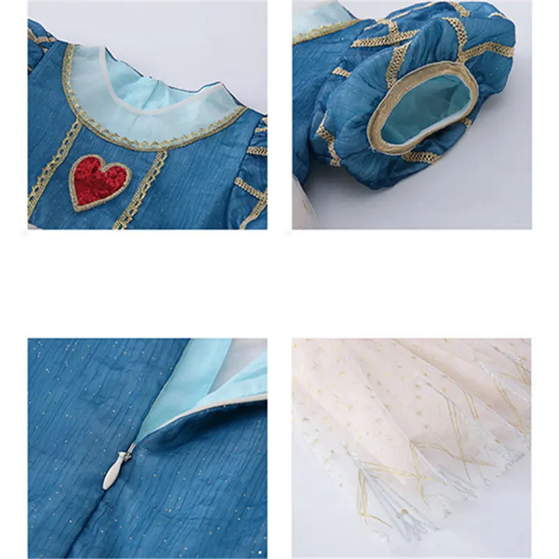 

2021 Summer Hot Deals Princess Dress Ball Gown Design Girl Costume Fashion Patchwork Kids Birthday Dresses for Girls 10 12 Years