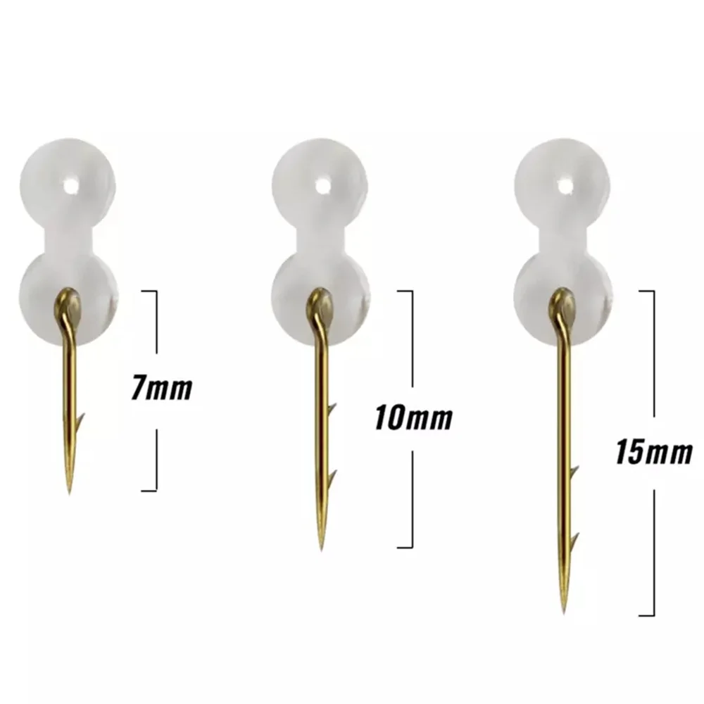 

12pcs Bait Spike Carp Fishing Accessories Bait Sting Boilies Pin with Clear Rubber Corn Ronnie Hair Rig Carp Feeder Tackle