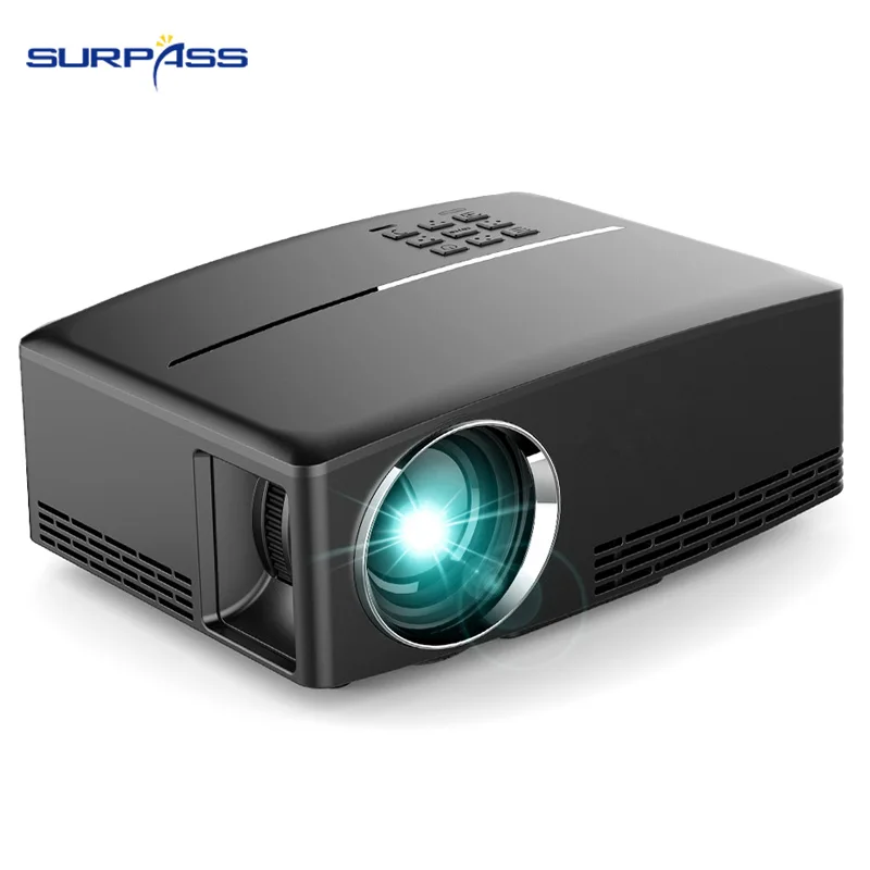 

Home Media Portable Native Stereo Mini Projector Video Game TV Theater Use Outdoor Small LCD Digital Projector