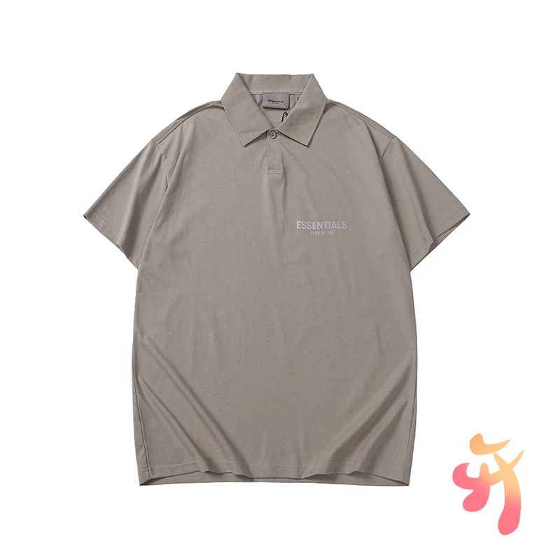 

Men Women Cotton Loose FOG Essentials T-Shirt Best Quality Letter Glue Oversize ESSENTIALS Tees Justin Bieber Essentials T Shirt