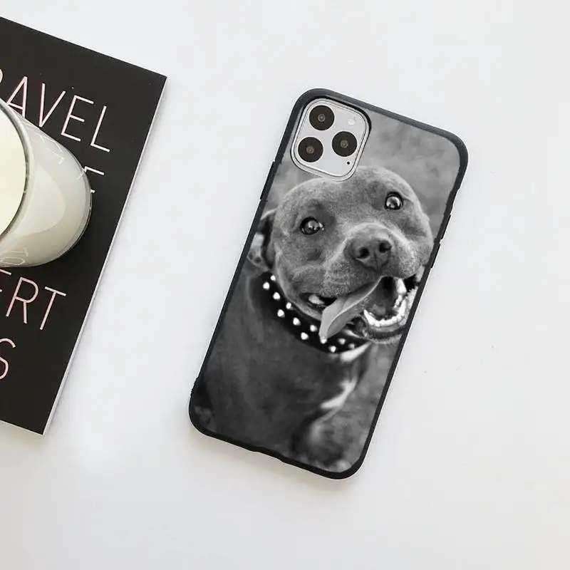 

Pit bull dog animal Phone Case for iPhone 7 8 11 12 Pro X XS Max XR Samsung A S 10 20 50 Plus pro funda