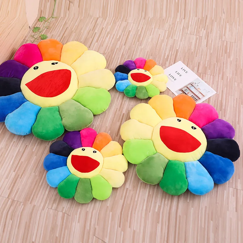 

100cm smile sunflower plush toy sunflower pillow family bedroom decoration girl gift HCZ0012