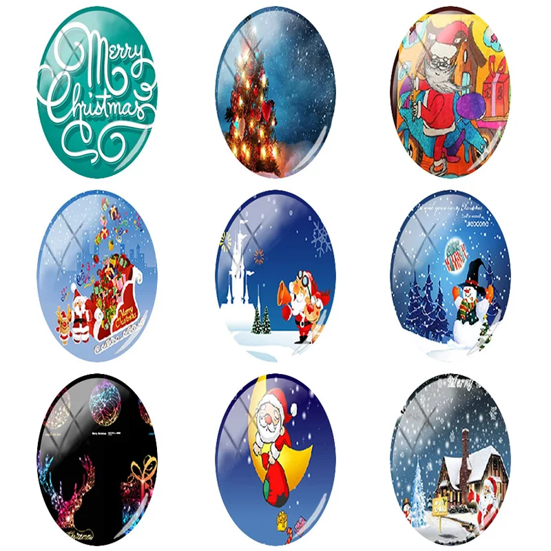 Tafree модные фото с леопардовым принтом ручная работа овальная форма 18x25 мм 5 шт./лот