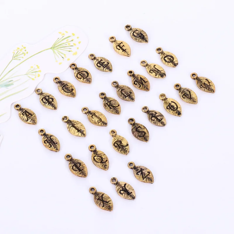 (26 шт.) искусственные Подвески с буквами алфавита подвески надписью Капитал