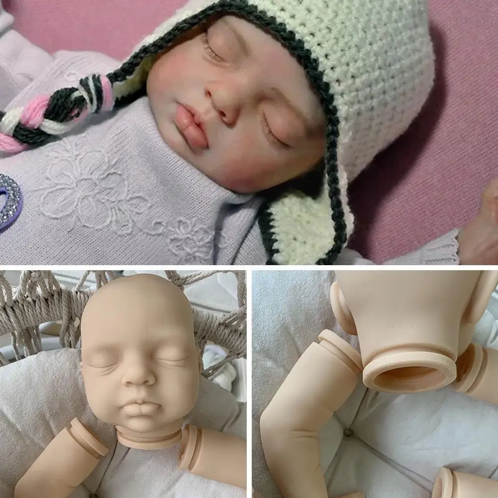 

NPK 20inch Reborn Doll Kit Alexa Sleeping Lifelike Parts Size Girl Gifts Unfinished Dolls Rebirth Baby Body R2Z5