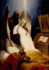 Horace Vernet: Ангел смерти Масляные картины на холсте искусство печать на стене для гостиной спальни Декор
