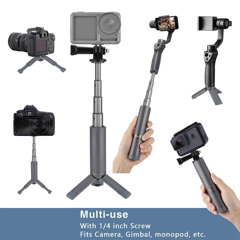 Мини Телескопический штатив Трипод для камеры DJI Osmo экшн Камера рукоятка