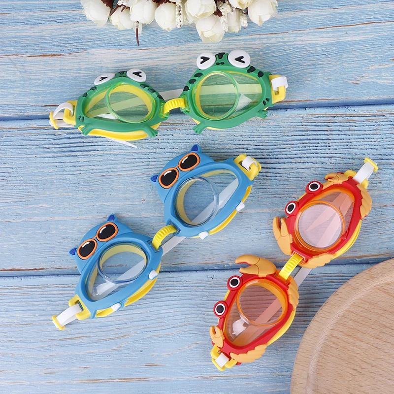Горячие очки плавательные Дети регулируемые водонепроницаемые противотуманные