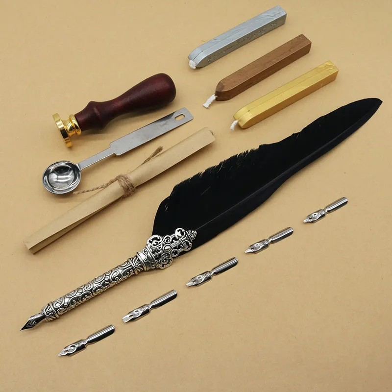 Ручка с перьями для русской и Английской Каллиграфии набор чернил письма