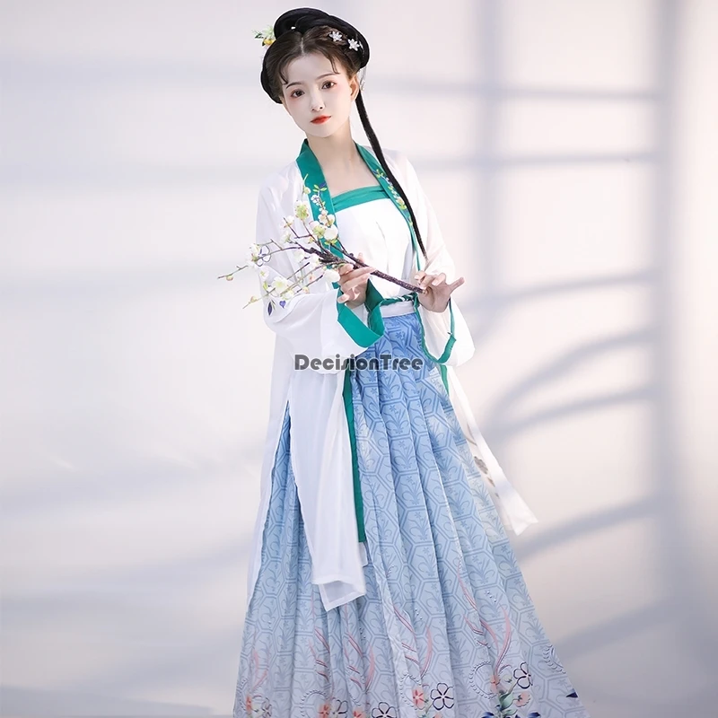 

2023 chinese traditional women hanfu chinese fairy clothes hanfu clothing song dynasty chinese ancient dance costume hanfu dress
