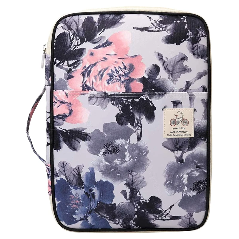 

A4 Document Bag Travel Combination Storage Bag, Waterproof Travel Bag, Notepad Carrying Case, Document Holder