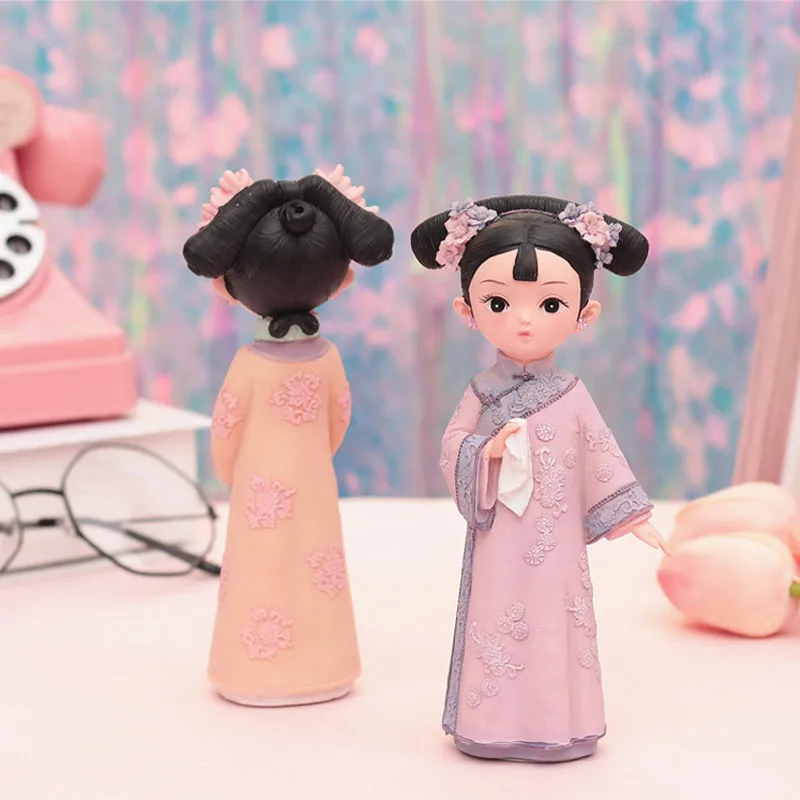 Императорский дворец кукла поделки орнамент подарок в китайском стиле резиновый