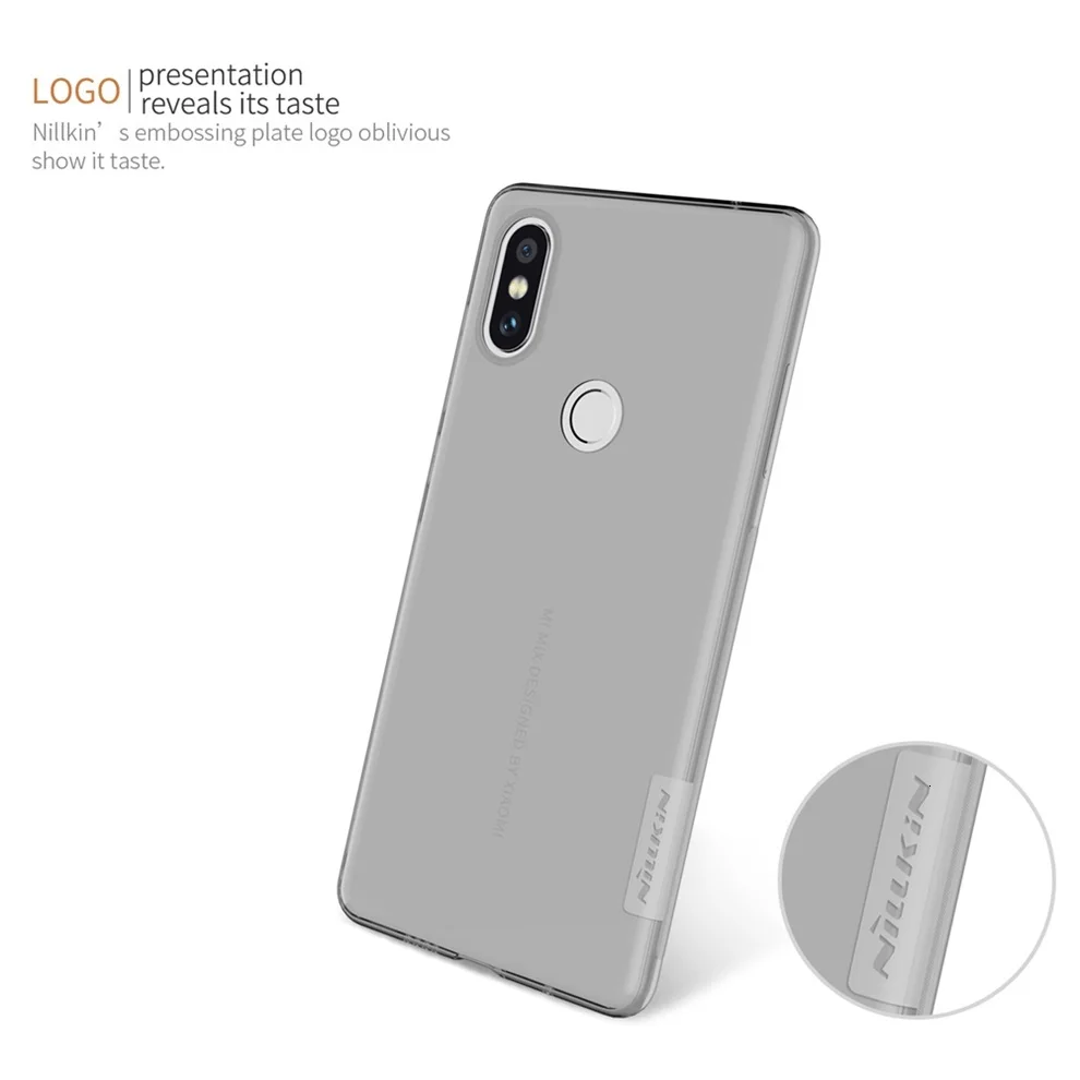 Для Xiaomi Mix 2 S чехол NILLKIN Nature ультратонкий прозрачный из ТПУ, прозрачный, мягкий чехол на заднюю панель для Xiaomi Mix 2 S MIX2 S