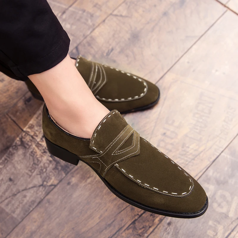

2021 New Men Shoes Casual Leather Shoes Comfortable Loafers Man Driving Shoes Flat Wedding Shoes Fashion Male Shoes Big Size 48