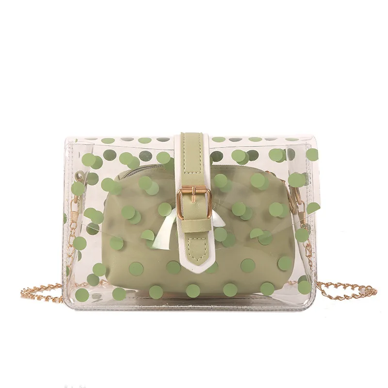 Новая дизайнерская Прозрачная женская сумка из прозрачного ПВХ Желе маленькая
