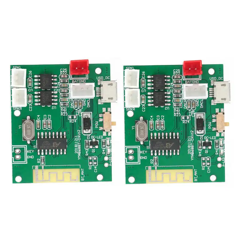 1 Pair Power Amp Module Amplifier Board Audio Stereo Sound Speaker for Bluetooth 5.0 TWS 3.7-5V For | Электроника
