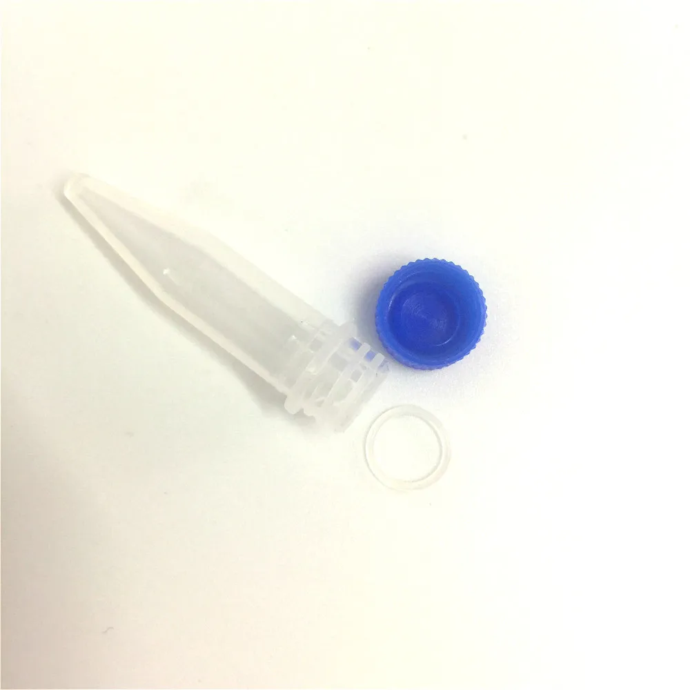 Freezing Tube With Scale &amp Silicone Washers 1.5 ml Preservative Frozen Sample Sub-tube Cryopreservation Bottom Tip 500/PK |