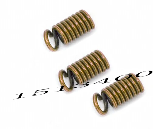 9x4 мм Лидер продаж 200 обжимные концевые зажимы для катушек с медным тоном бусин