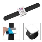 Магнитный держатель для булавок, 3 цвета, силиконовый ремешок для запястья, для шитья