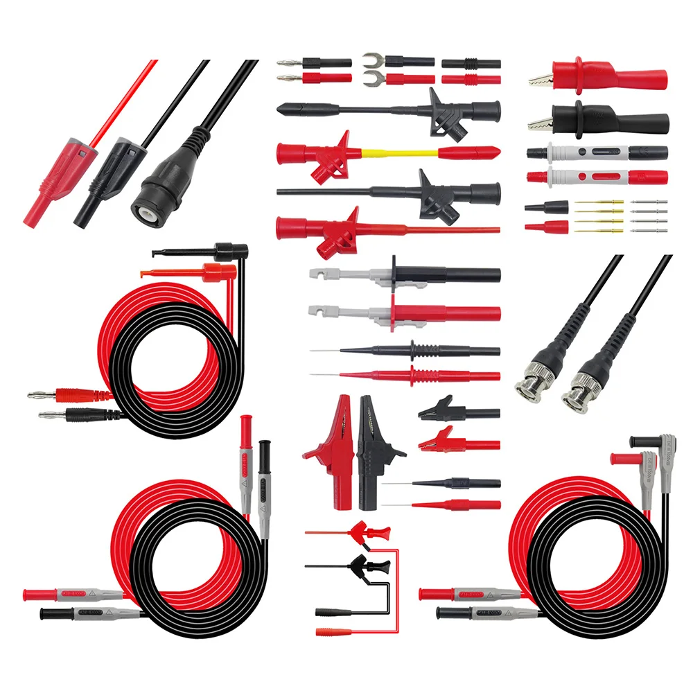 Cleqee P1600A P1600F 18 In 1 подключаемый щуп тестера Тестовые провода комплект