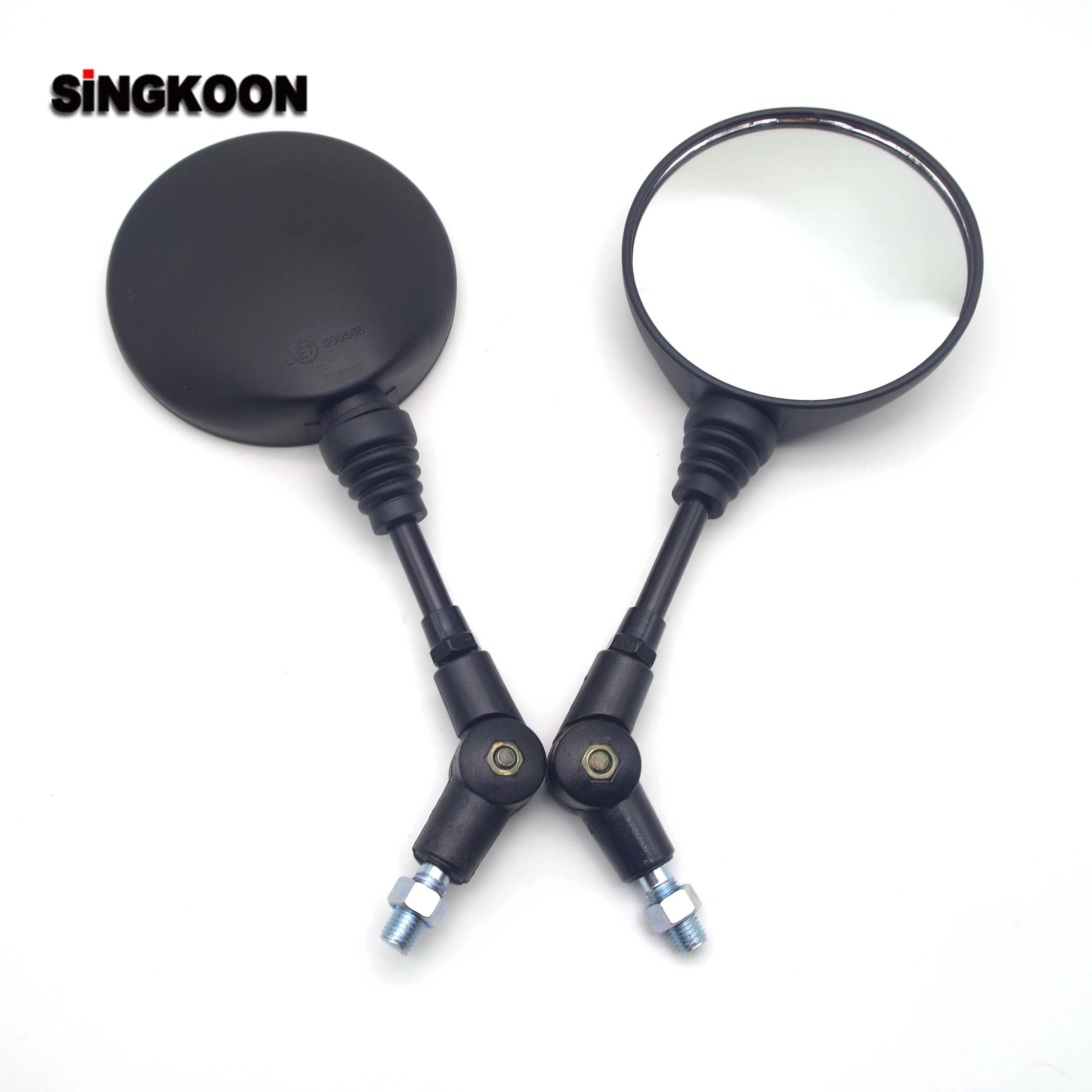 Складное мотоциклетное боковое зеркало заднего вида 10 мм круглые мотоциклетные