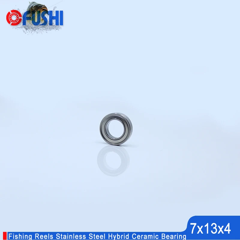 

SMR137 ZZ Bearing 7x13x4 mm CB ABEC7 Stainless Steel Hybrid Ceramic Bearing DRY Ocean Fishing Reels MR117 Ball Bearings SMR117C