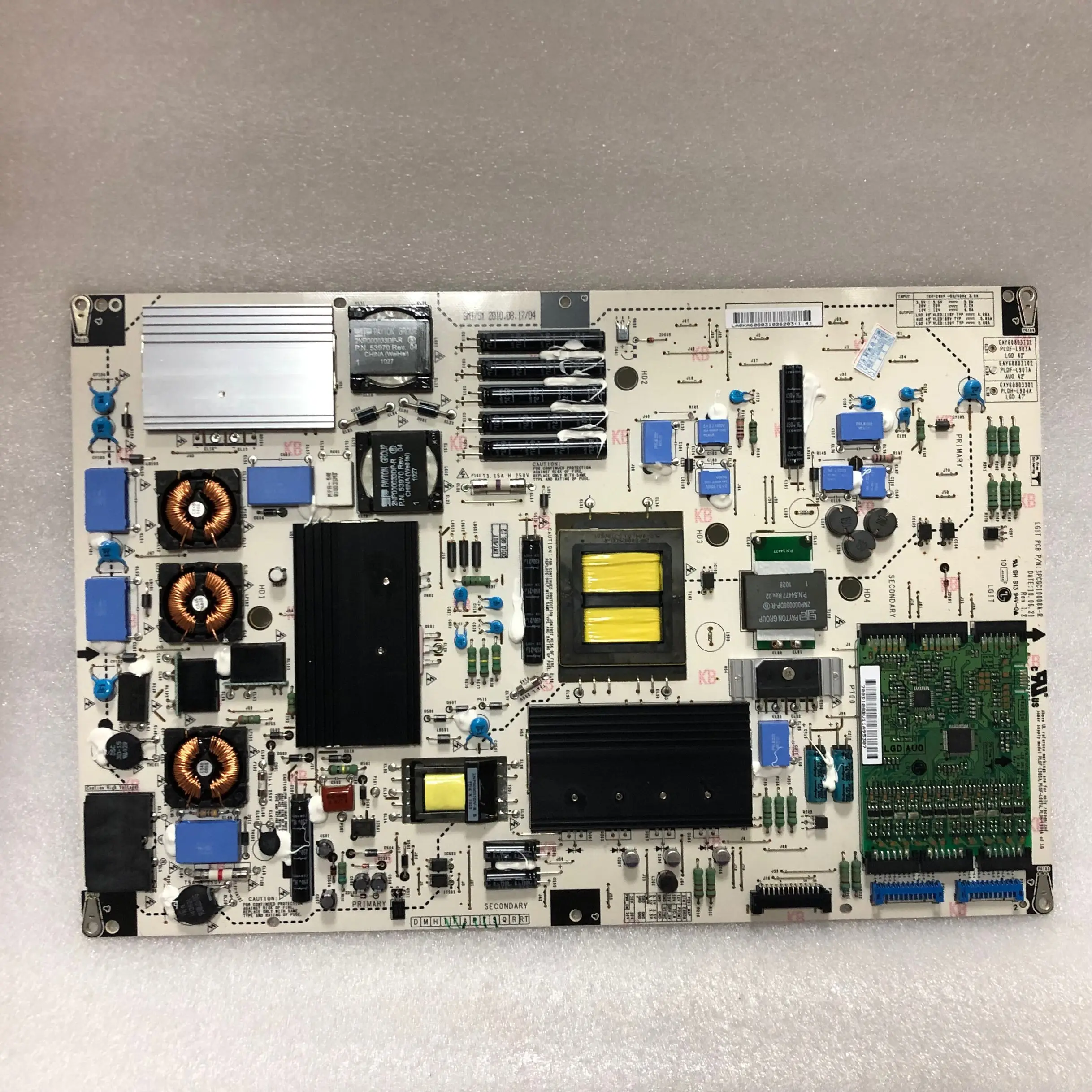 Бесплатная доставка оригинальный 100% тест для LG 42LE4500 42LE5300 3PCGC10008A-R EAY60803102/1 плата питания