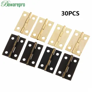 30 шт., квадратные дверные петли для шкафа, 24 х16 мм