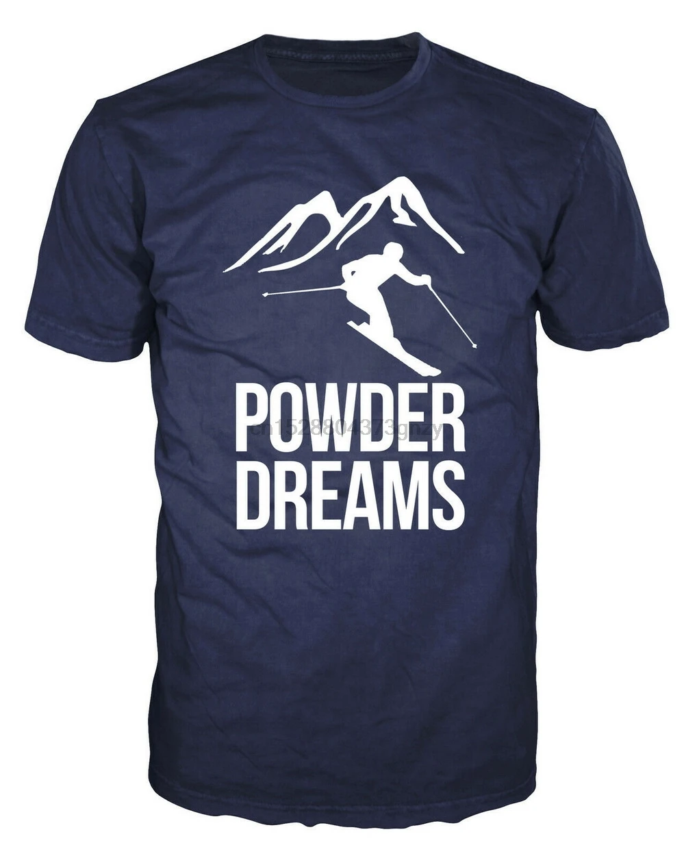 Powder Dreams Лыжный Спорт Горные лыжи Зимние виды спорта Фристайл Унисекс футболка