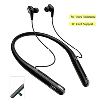 wireless headphones 88h sports earphones bluetooth v5 1 with microphone sd neckband bass stereo headset for xiaomi huawei