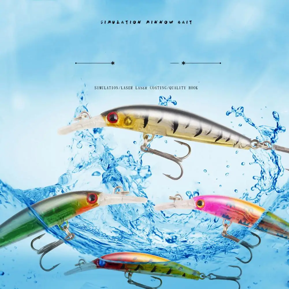 

Приманка из АБС-пластика, искусственная жесткая Приманка 7 см/3,6 г с кольцевым шариком, усиленные рыболовные приманки